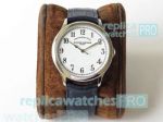 Swiss Replica Vacheron Constantin Historiques Chronometre Royal Watch SS White Dial Black Leather